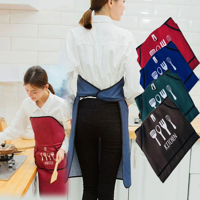 Trending Tech Accessories - Korean Style Auto No-Tie Apron Waterproof
