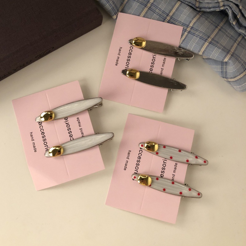 Hi Tech Accessories - 2pcs High-end refined one-piece hair clip,