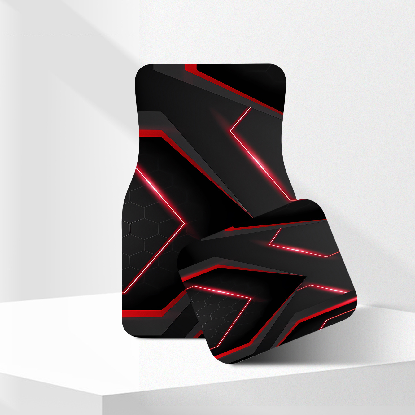 Tech Inspired Accessories - 4pcs Set Of High-end Car Interior