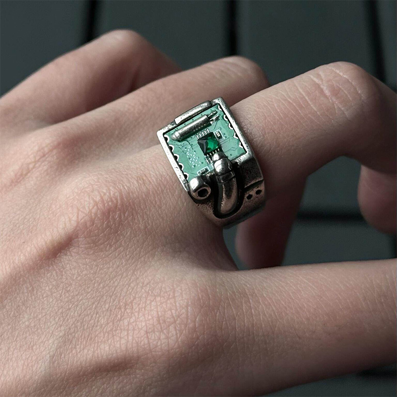 Tech Inspired PCB Pattern Ring - Tech Inspired Accessories recension och pris