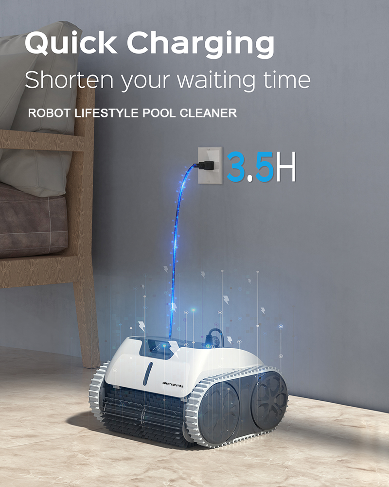 Robotic Swimming Pool Cleaner  - Power Bank Wireless recension och pris
