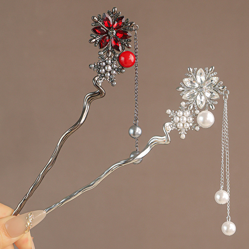Elegant Fringed Snowflake Hair - Hi Tech Accessories recension och pris