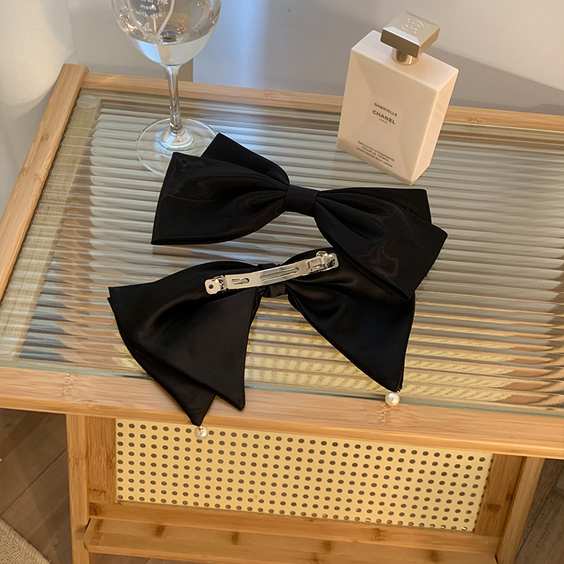 Extra Large Black Bow Hair Cli - Hi Tech Accessories recension och pris