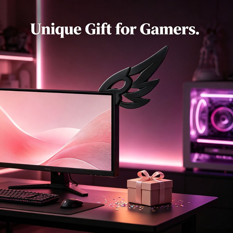Kawaii 3D Wing Decor for Compu - Tech Table Accessories recension och pris