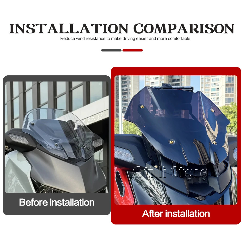 Windscreen For YAMAHA X-MAX 30 - X Tech Accessories recension och pris