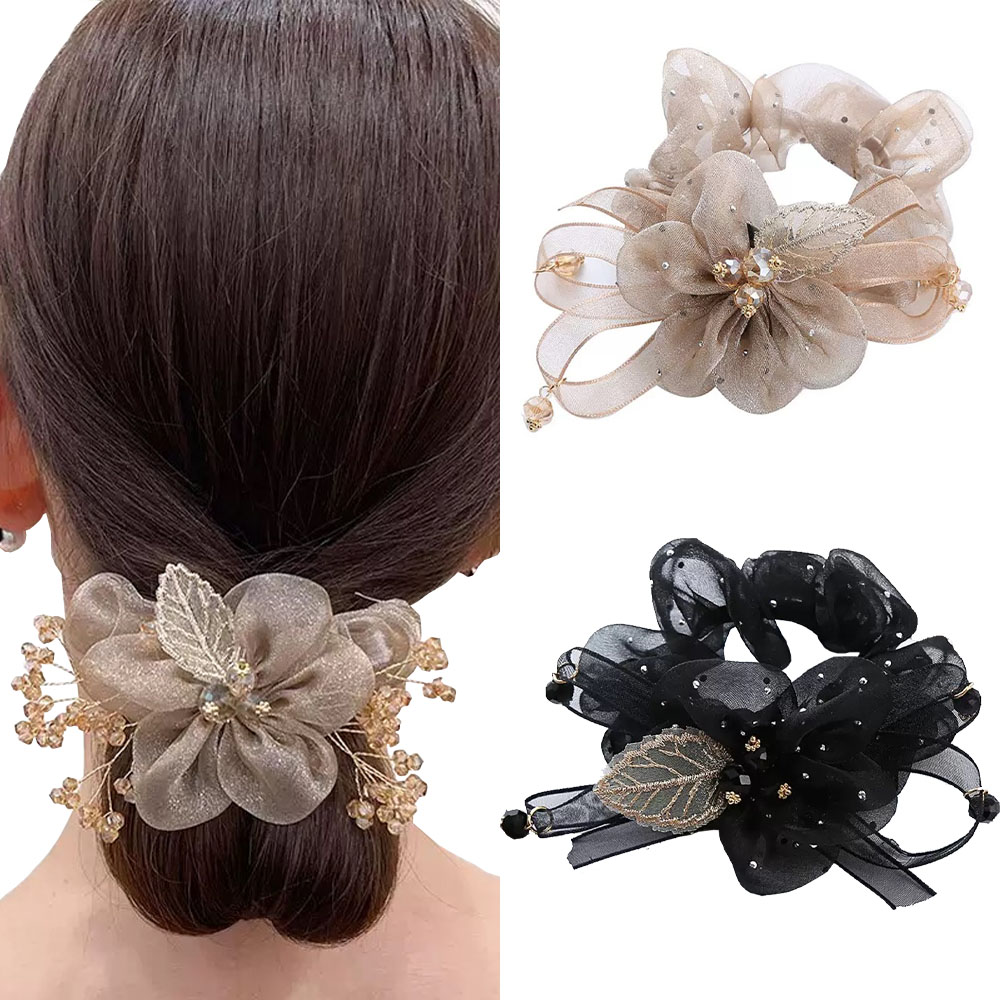 Flower Hair Ties Fashionable A - Hi Tech Accessories recension och pris