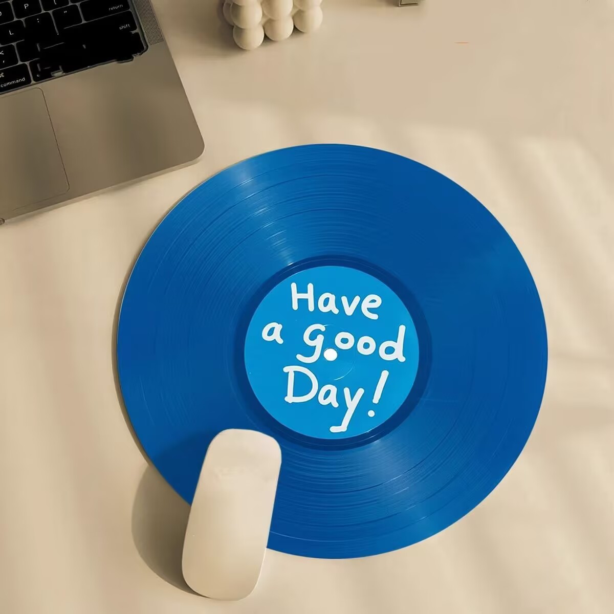 Non-Slip Round Mousepad Vintag - Tech Table Accessories recension och pris