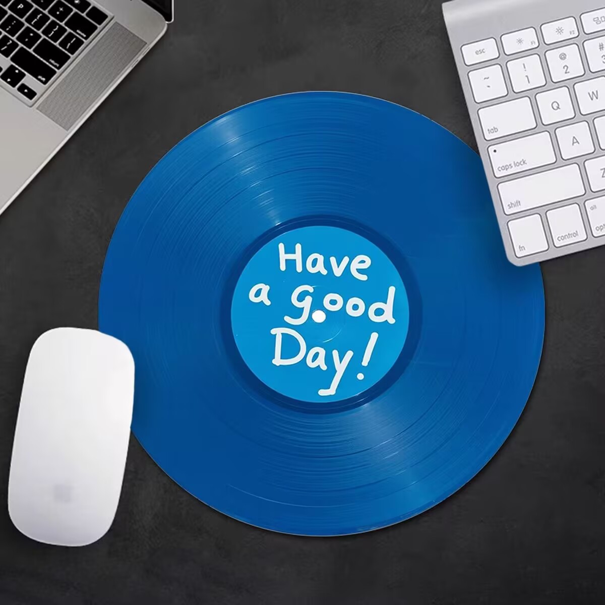 Non-Slip Round Mousepad Vintag - Tech Table Accessories recension och pris