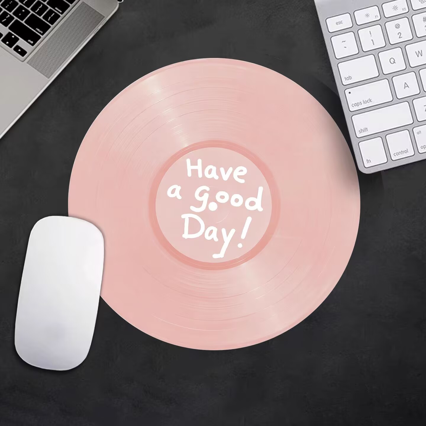 Non-Slip Round Mousepad Vintag - Tech Table Accessories recension och pris
