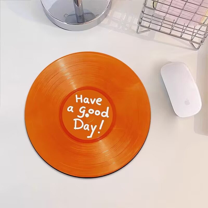 Non-Slip Round Mousepad Vintag - Tech Table Accessories recension och pris