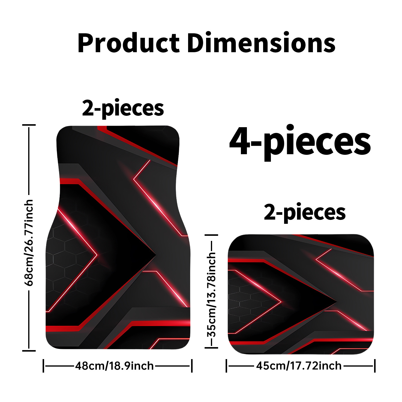 4pcs Set Of High-end Car Inter - Tech Inspired Accessories recension och pris