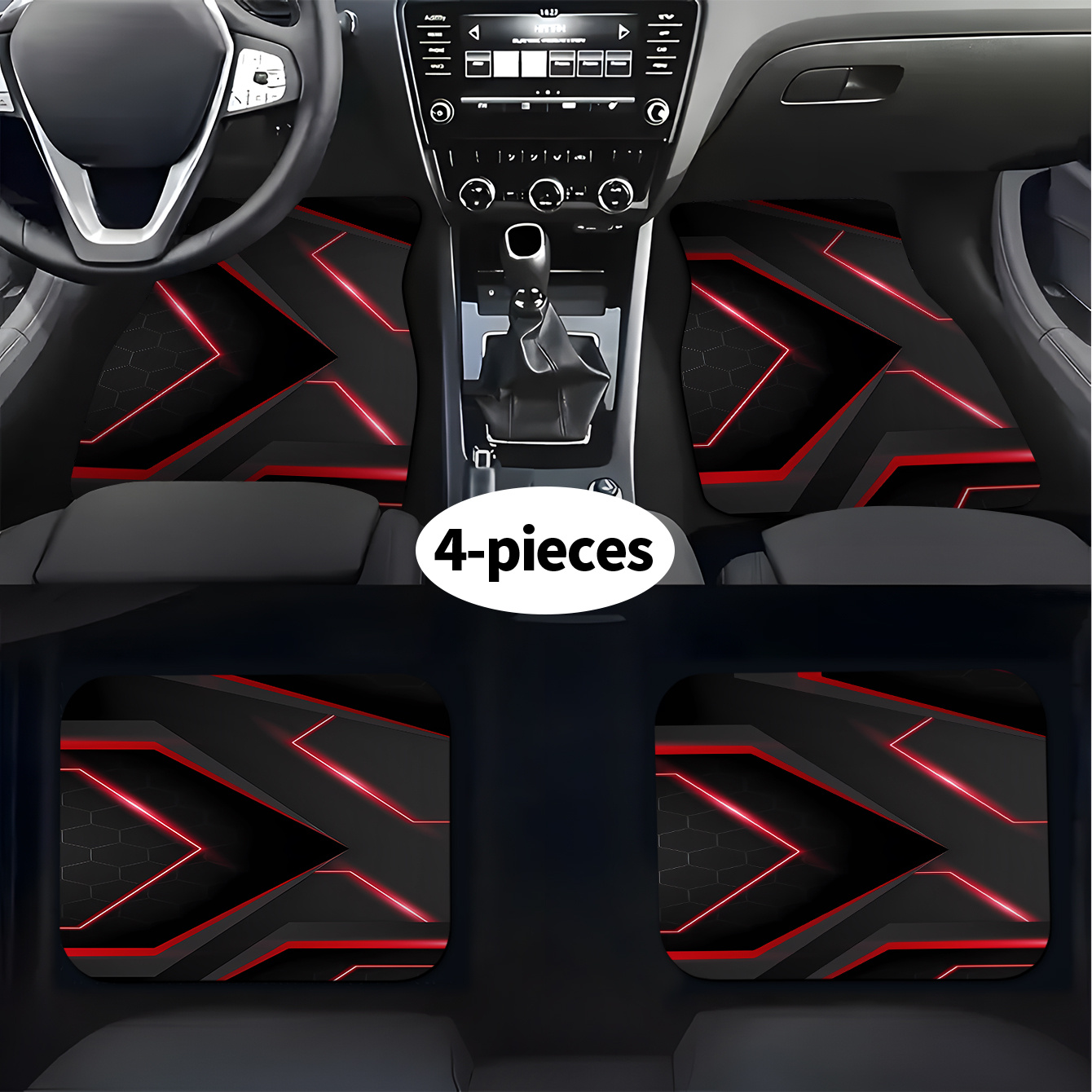 4pcs Set Of High-end Car Inter - Tech Inspired Accessories recension och pris
