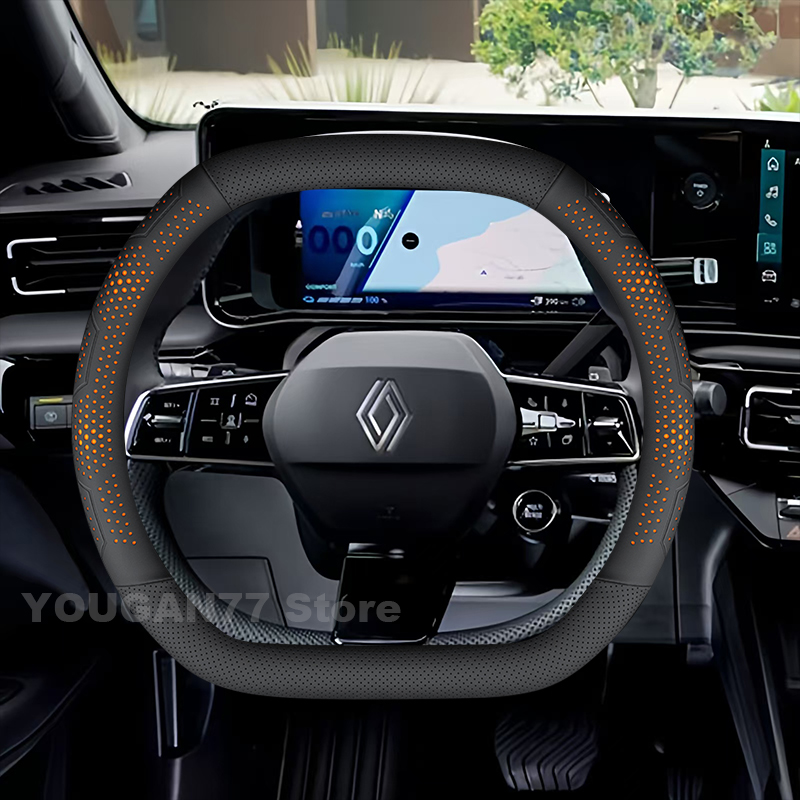 Leather Car Steering Wheel Cov - Tech Accessories Hub recension och pris