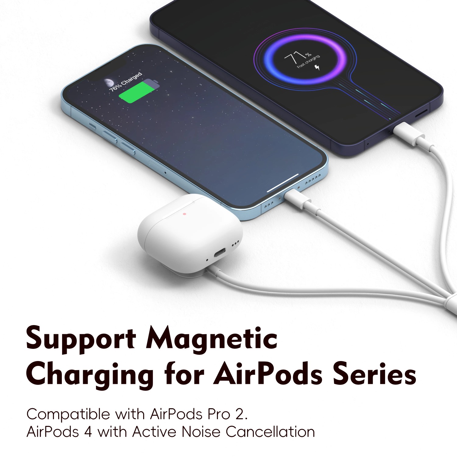 3 in 1  Magnetic Watch Charger - Power Bank Wireless recension och pris