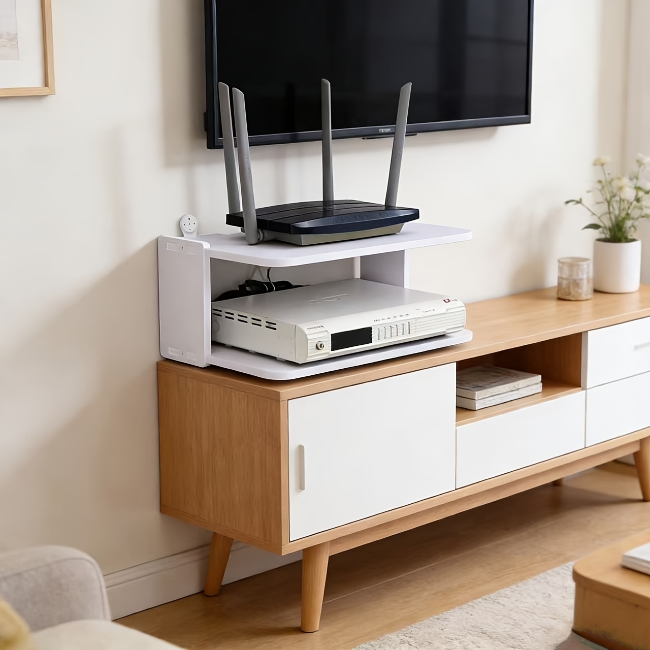 Wall-Mounted Router & Cable Or - Tech Table Accessories recension och pris