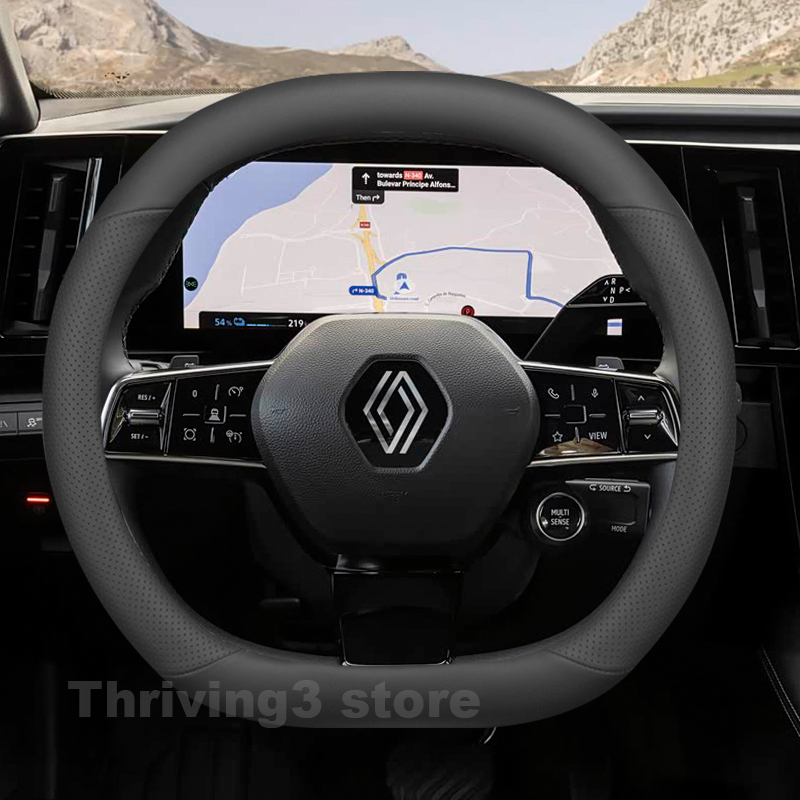 Leather Car Steering Wheel Cov - Tech Accessories Hub recension och pris