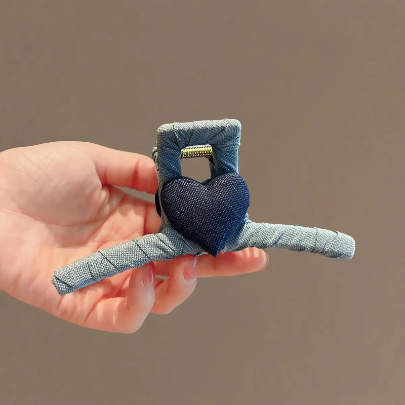 Autumn Winter Denim Bow Hair C - Hi Tech Accessories recension och pris