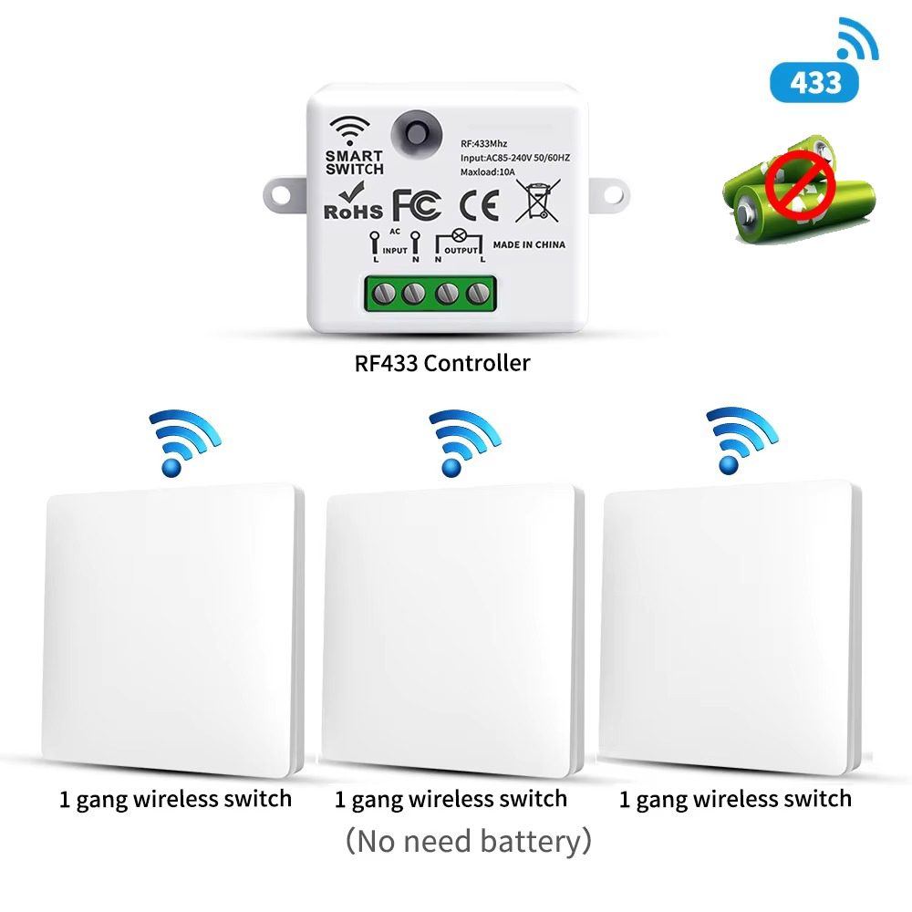 RF433 Self-Powered Wireless Li - Power Bank Wireless recension och pris
