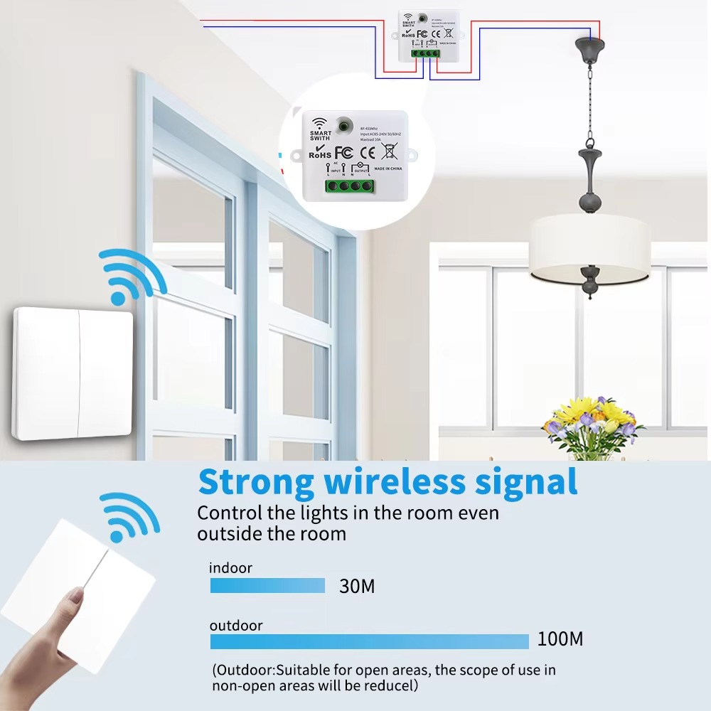 RF433 Self-Powered Wireless Li - Power Bank Wireless recension och pris