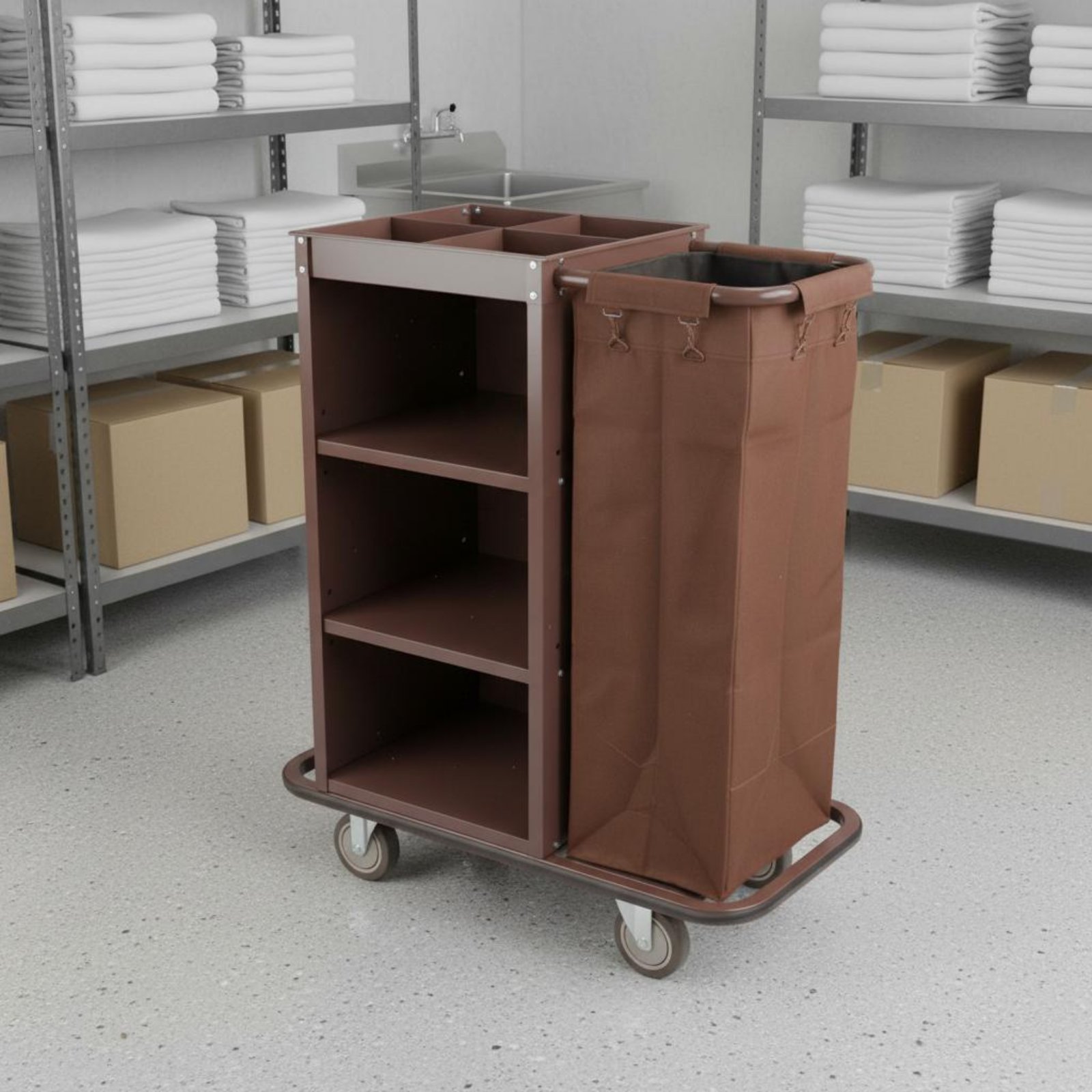 Hotel Linen Cart Multi-Functio - Tech Room Accessories recension och pris