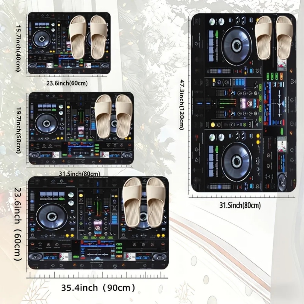 DJ Equipment Pattern 2D Flat P - Tech Room Accessories recension och pris
