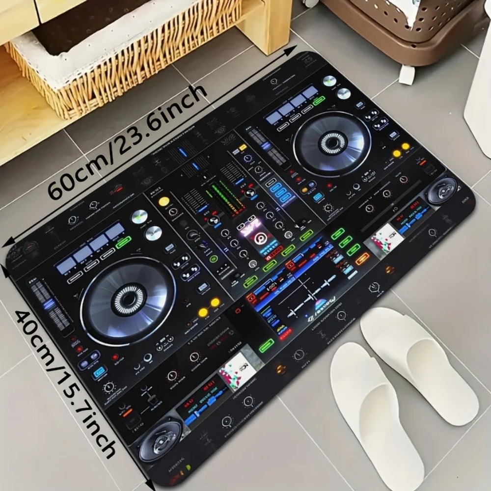 DJ Equipment Pattern 2D Flat P - Tech Room Accessories recension och pris