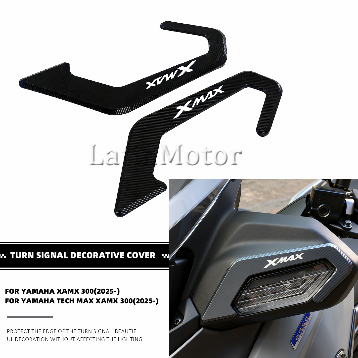 For Yamaha XMAX300 XMAX TECH M - X Tech Accessories recension och pris